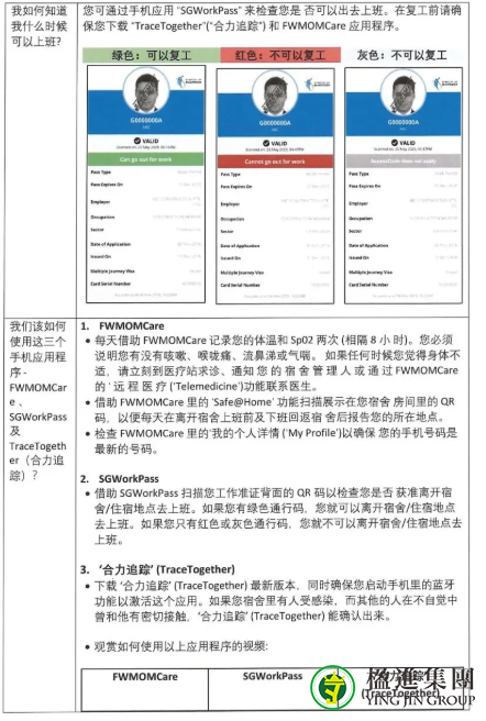 新加坡人力部详解近期外籍工人常见问题