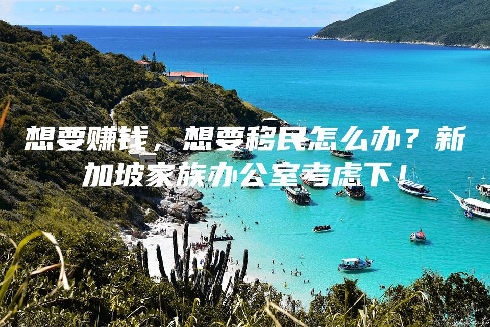 想要赚钱，想要移民怎么办？新加坡家族办公室考虑下！