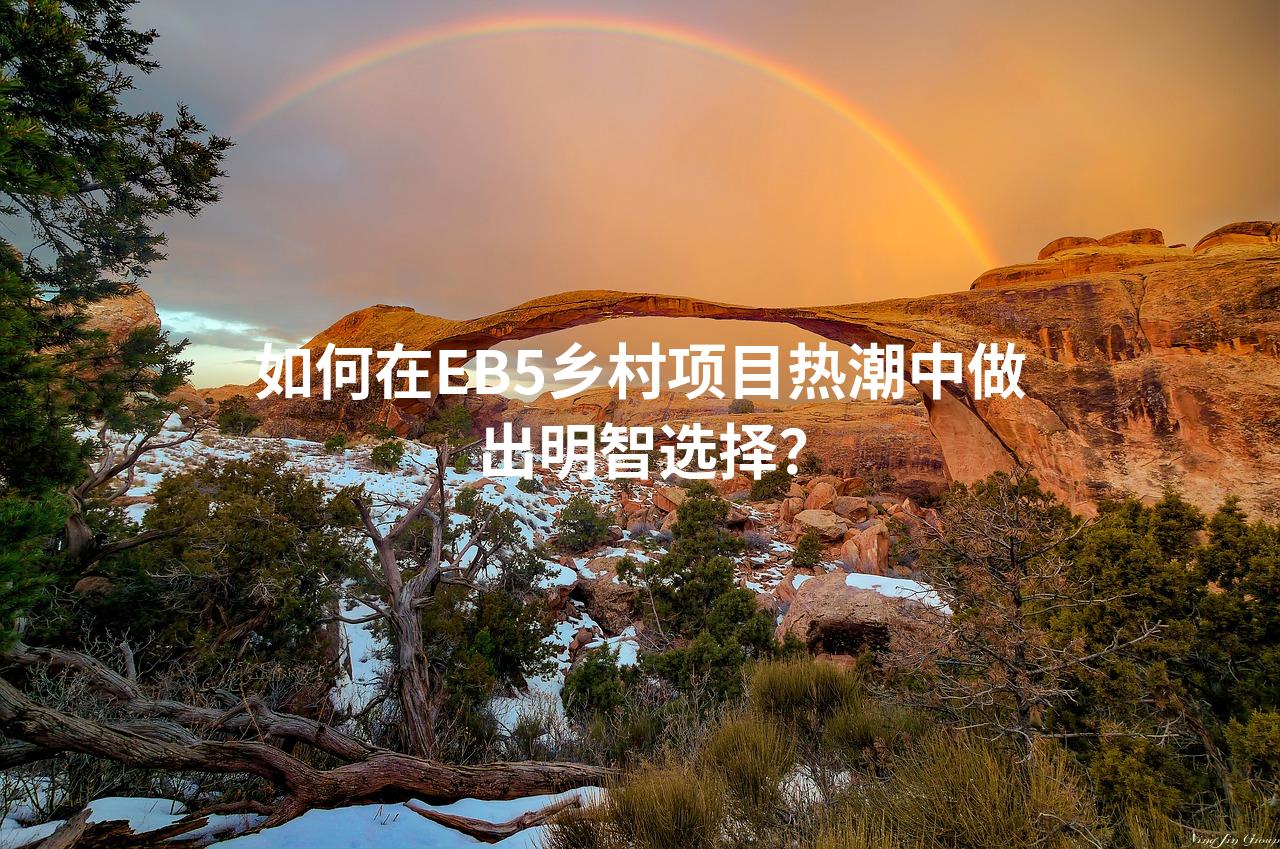 如何在EB5乡村项目热潮中做出明智选择？