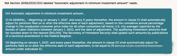 美国EB-5投资移民新规意见征询落幕，2027年涨价或成事实！