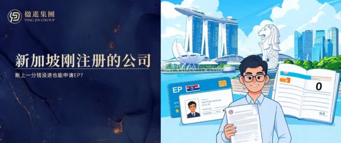 新加坡刚注册的公司，账上一分钱没进也