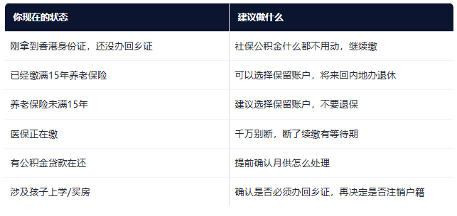 香港永居不等于社保清零：三套体系全解密，回乡证到底何时必办？